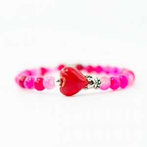 pink Italian heart