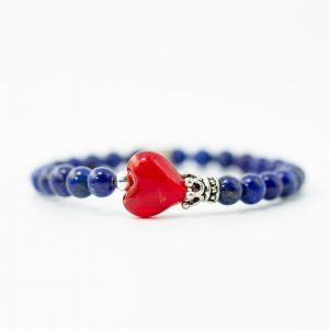 Deep blue Italian heart