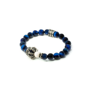 tiger deep blue silver crown