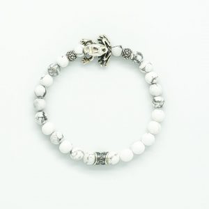 Frog white silver